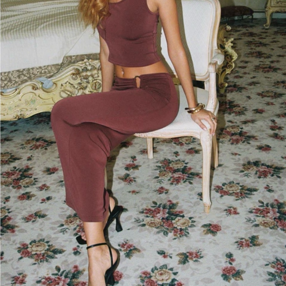 Princess Polly 2pc Burgundy set